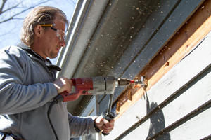 Wall Insulation into exterior siding in Wexford
